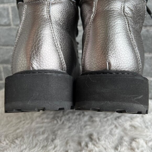 Diemme Monfumo Silver Pewter Combat Boots Size EU 40 - Picture 7 of 11
